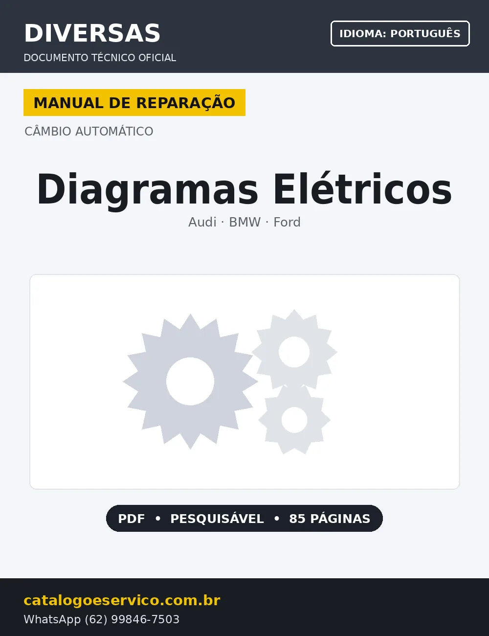 Capa Manual de Reparação Câmbio Automático Multimarcas