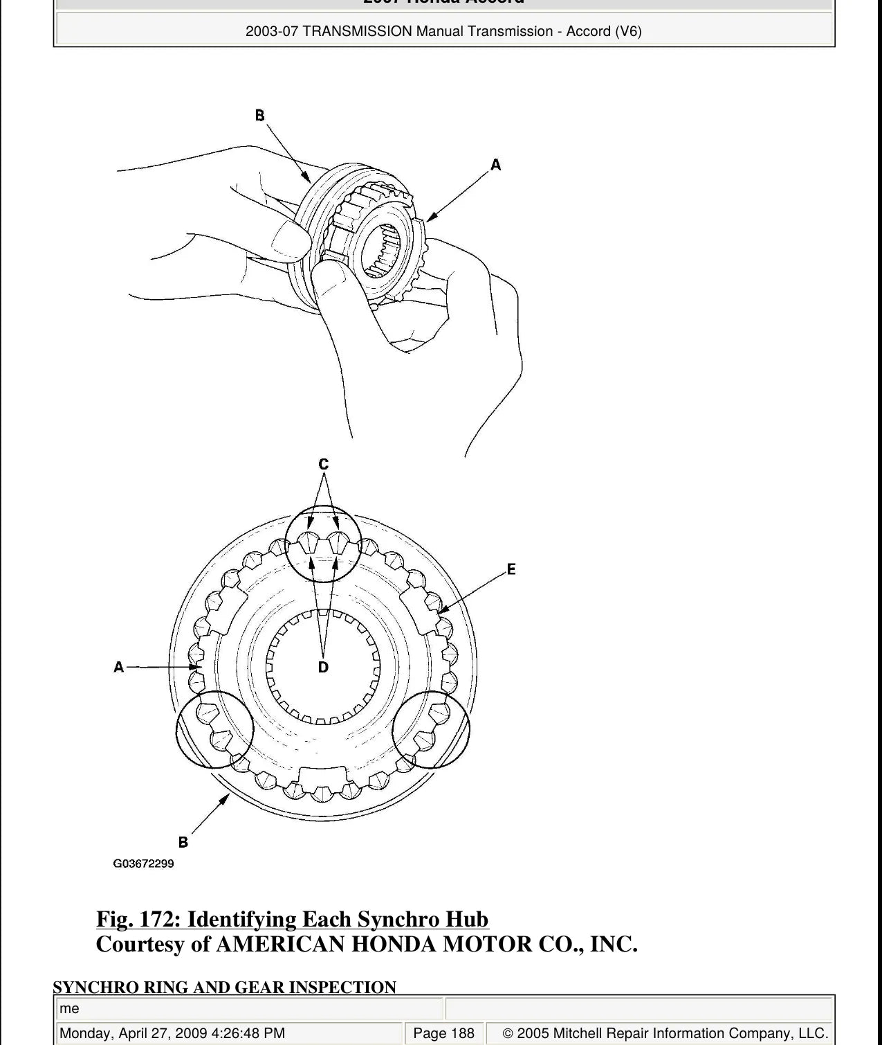 Honda BAYA / MAYA / BYBA — figura técnica 1