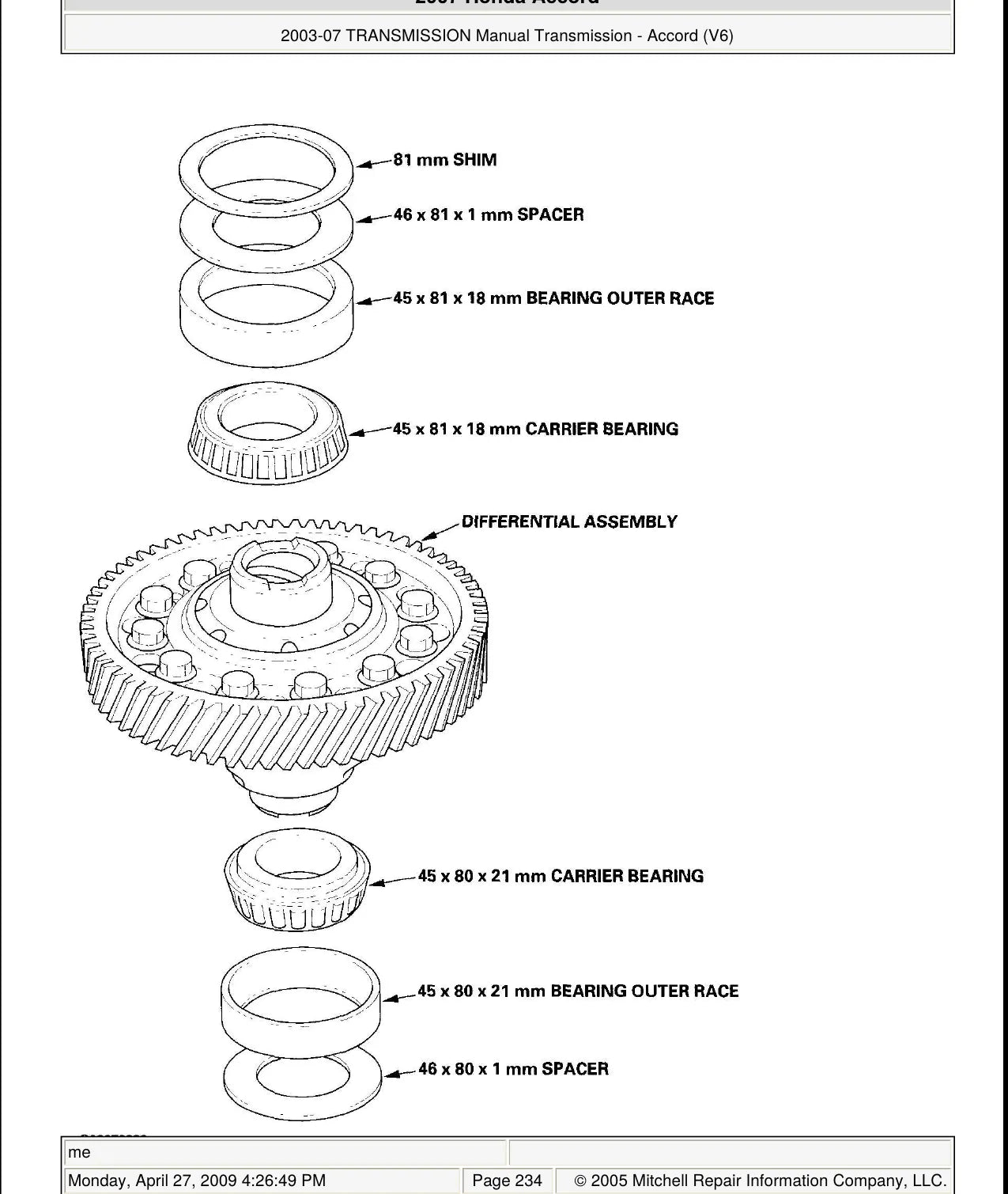 Honda BAYA / MAYA / BYBA — figura técnica 3