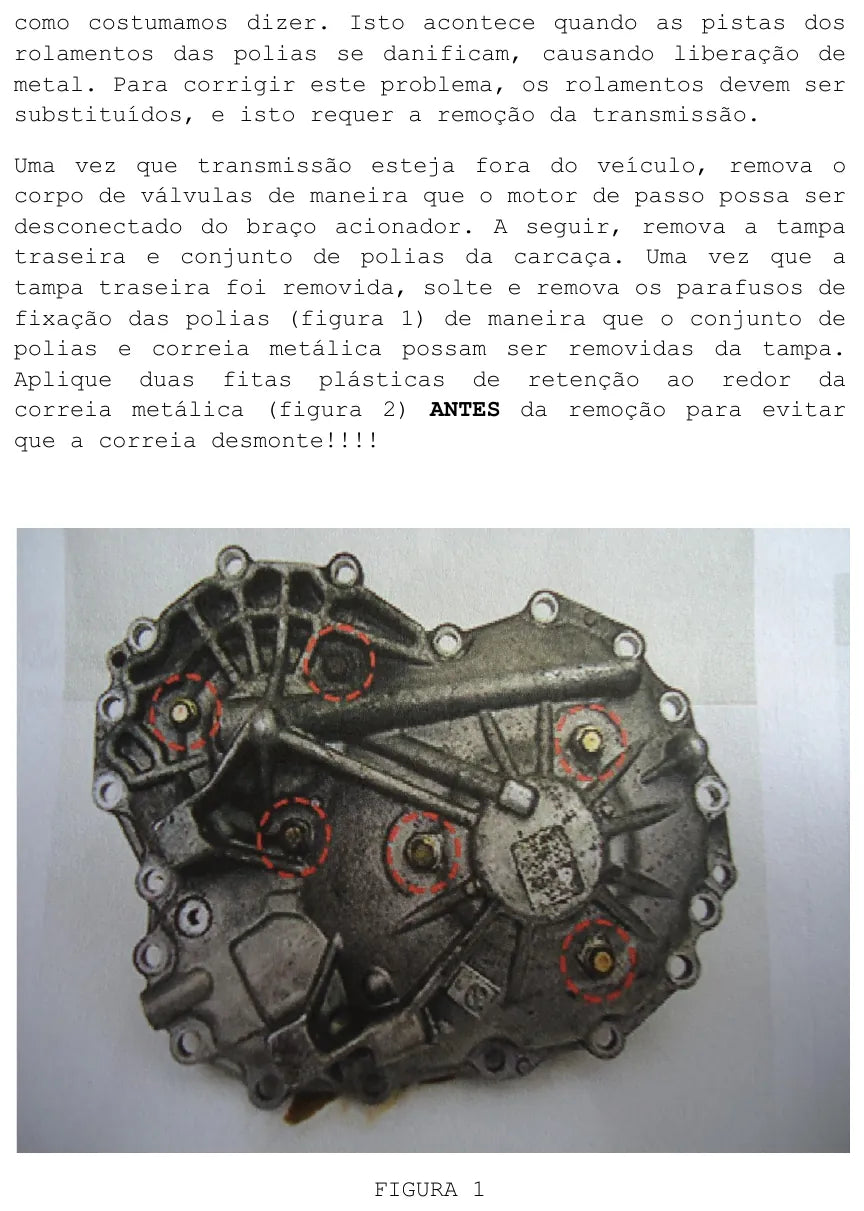 Manual de Reparação Câmbio CVT Jatco JF011-E RE0F10-A — página interna 2 do PDF (Manual de Reparação)