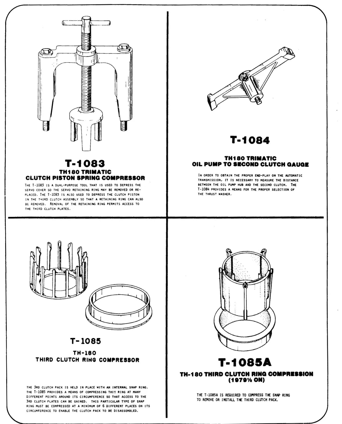 GM TH180 / THM-180 — figura técnica 2