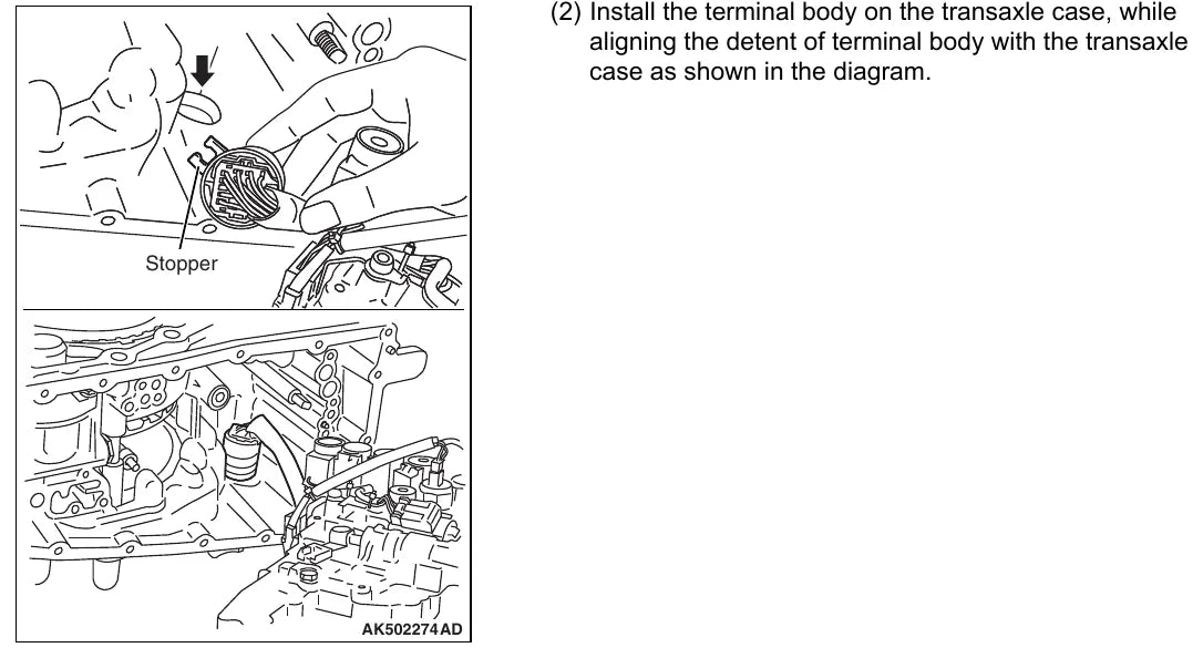Manual de Serviço Câmbio CVT Mitsubishi F1CJA W1CJA Outlander (Inglês) — página interna 2 do PDF (Manual de Serviço)