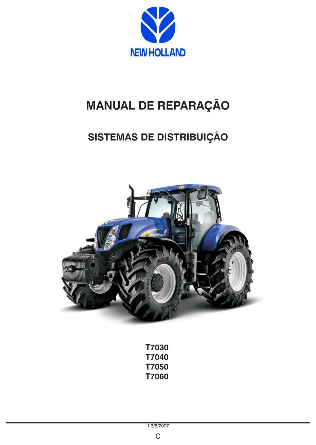 Página do manual - T7000