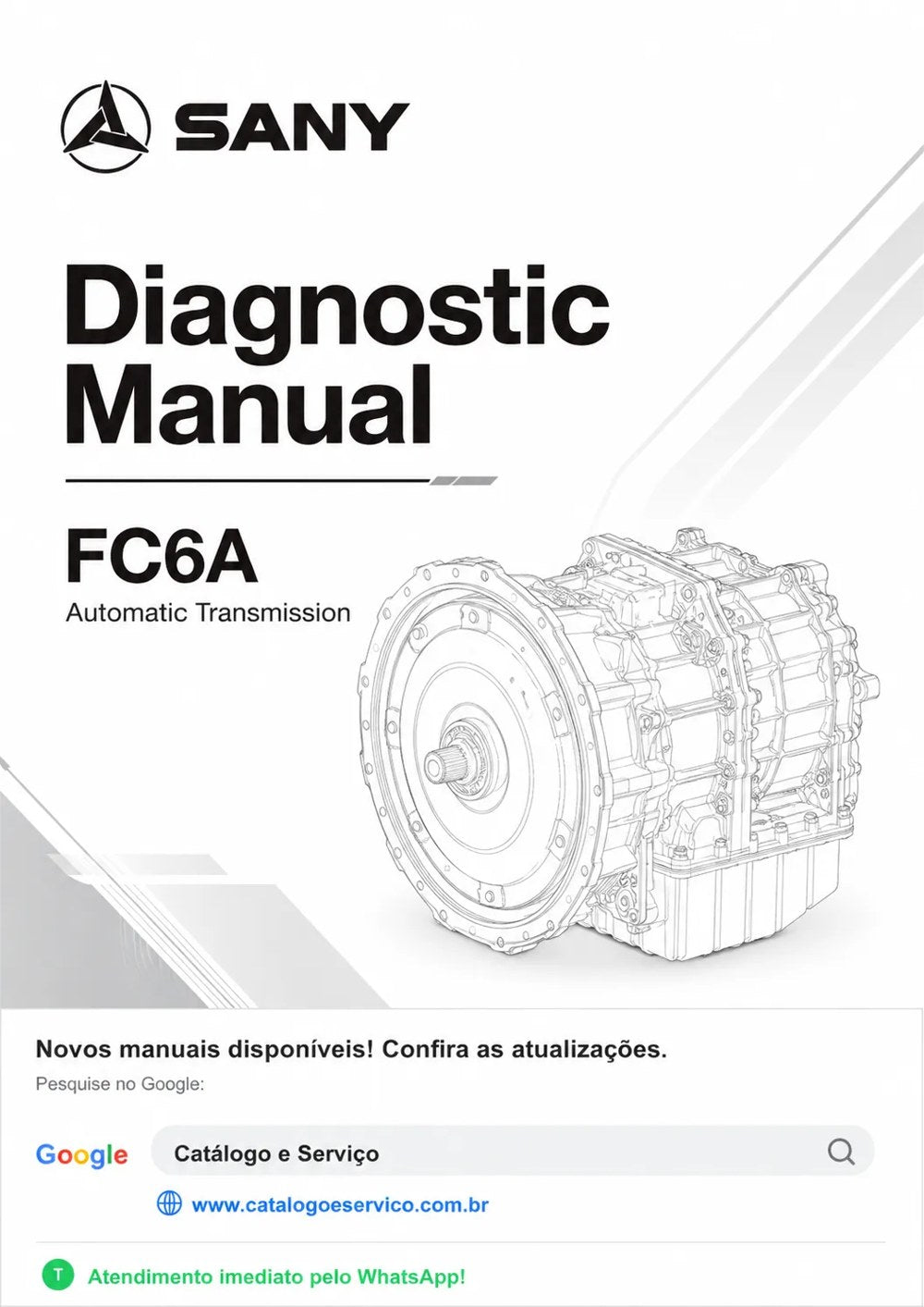 Manual de Diagnóstico FC6A Sany Transmissão Automática