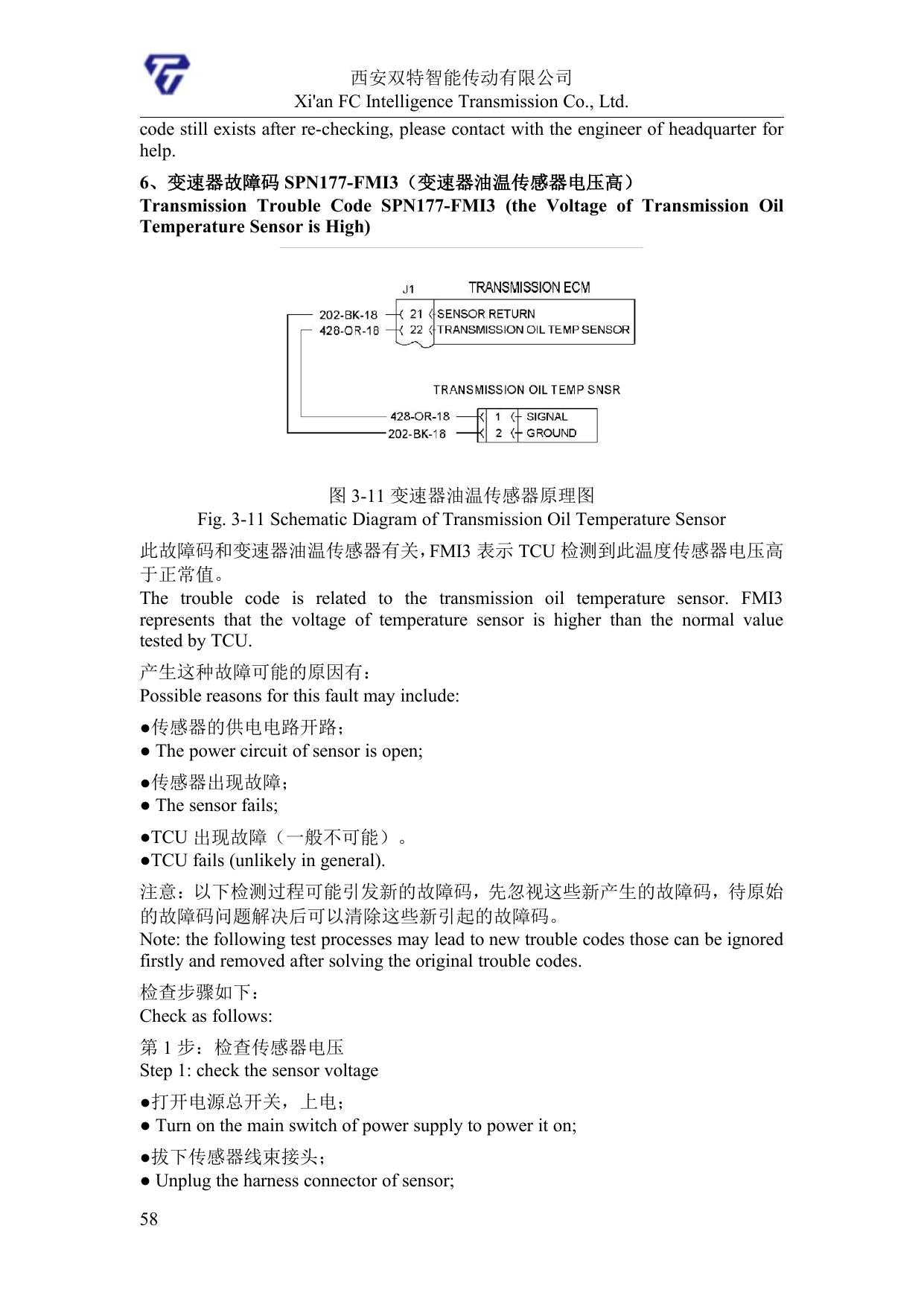 Manual de Diagnóstico FC6A Sany Transmissão Automática - página 2