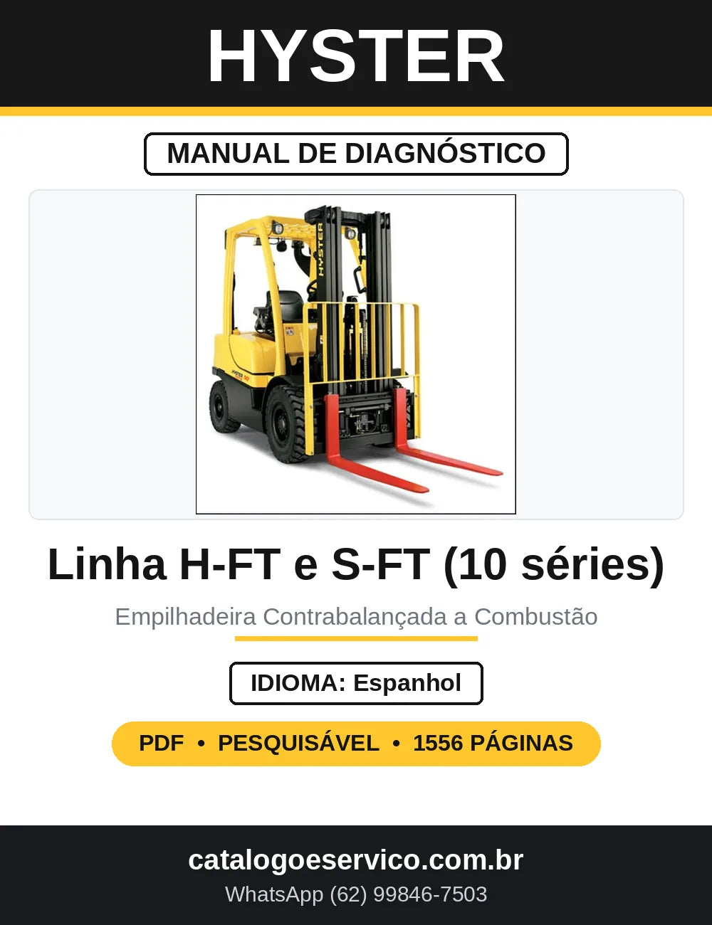 Manual de Diagnóstico Hyster H2.0-3.5FT e S4.0-5.5FT — capa
