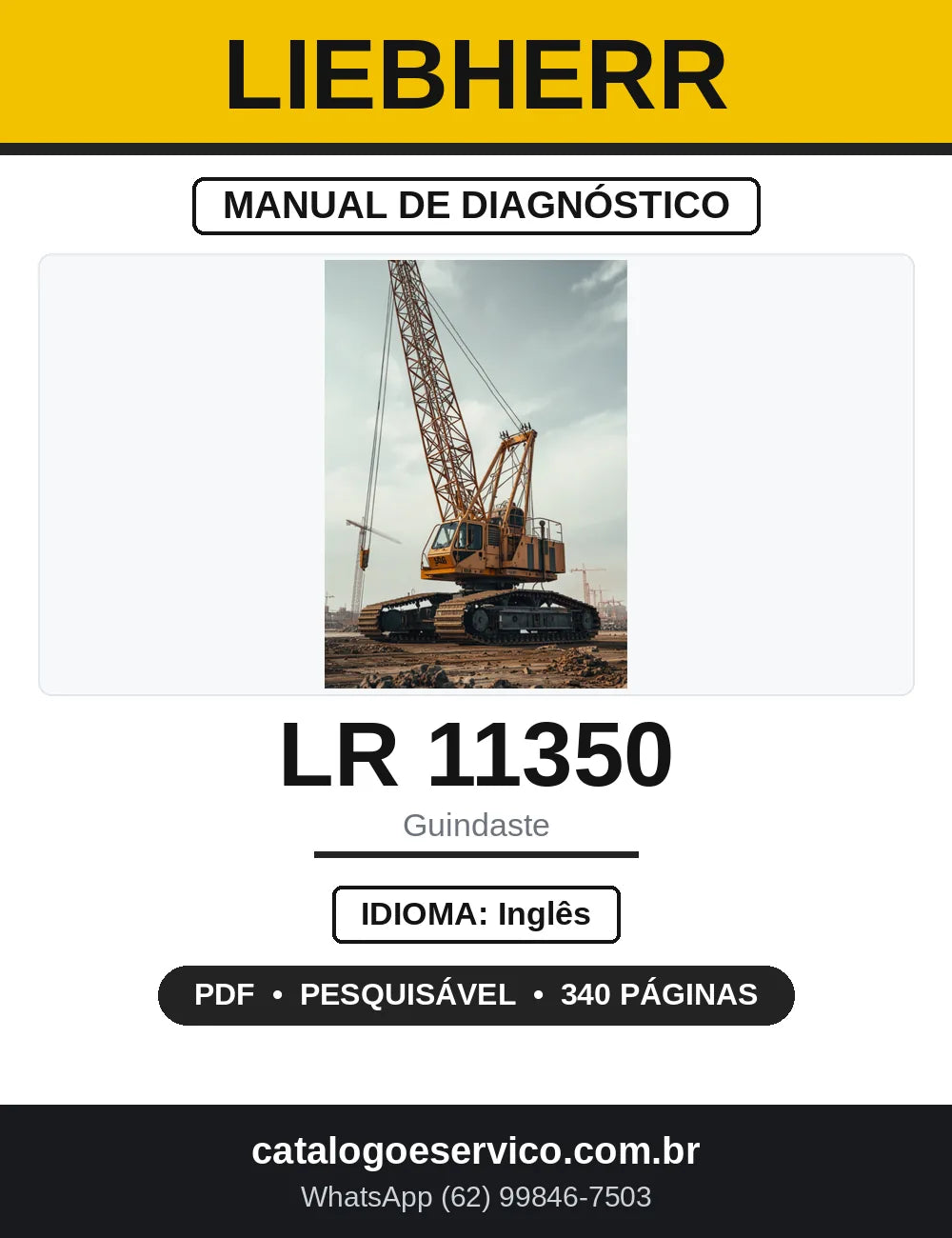 Manual de Diagnóstico Liebherr LR 11350 LICCON — capa