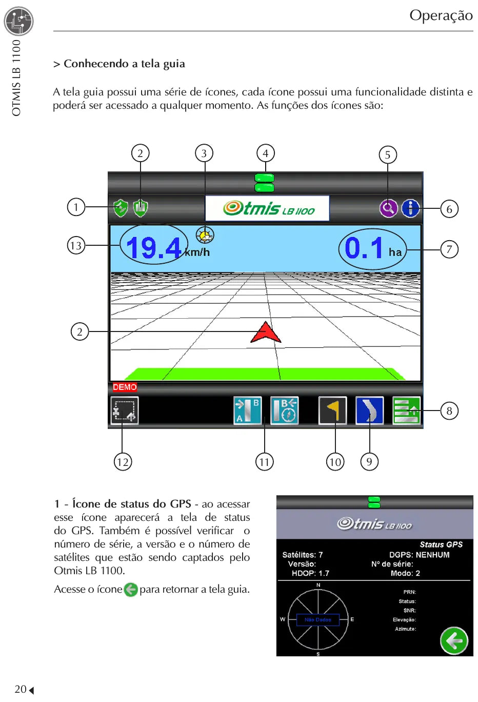 Manual de Instruções Jacto Otmis LB 1100 — amostra 2 de página interna do documento