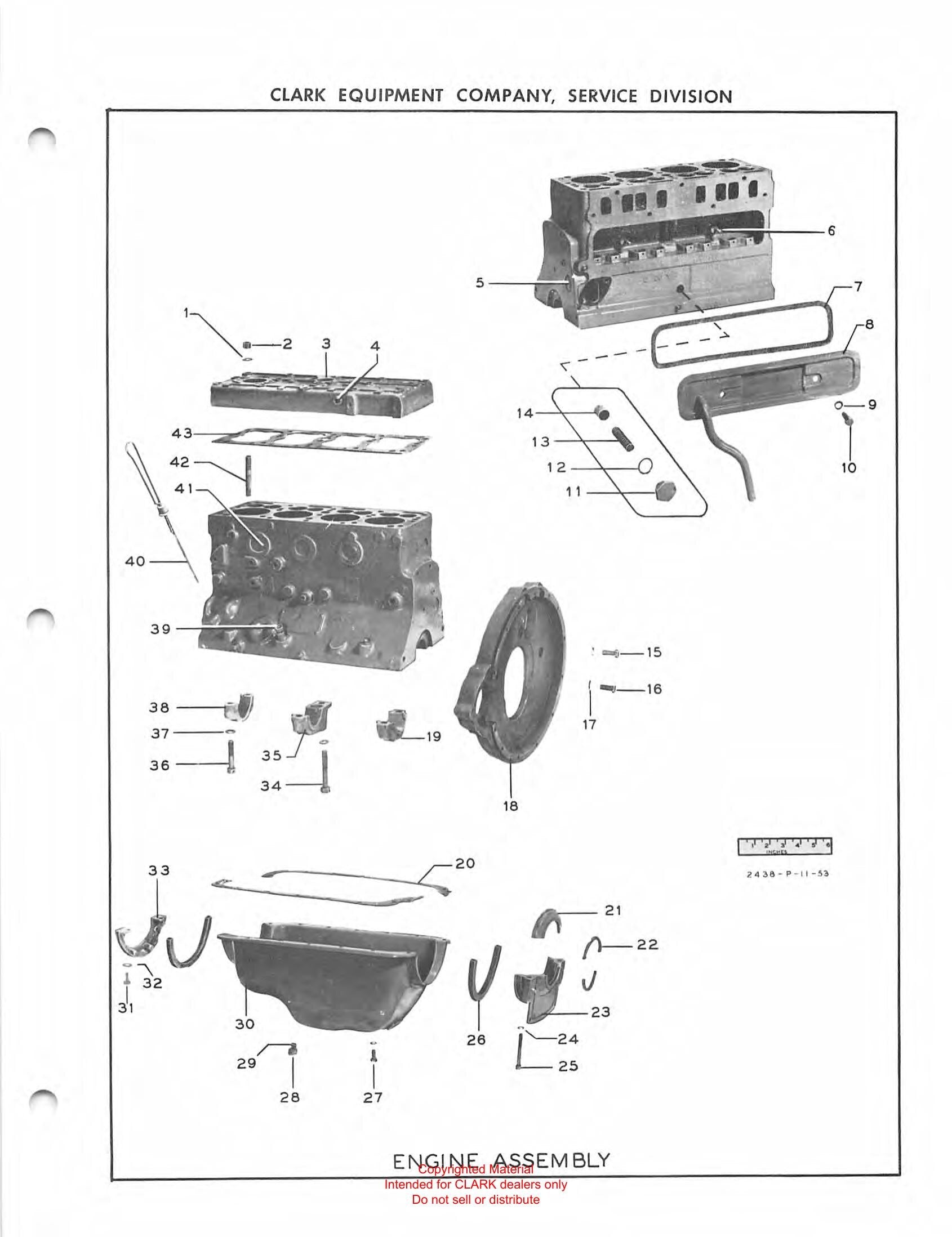 Manual de Manutenção e Peças Empilhadeira Clark Clarklift CY20B (Lot 396) - página interna