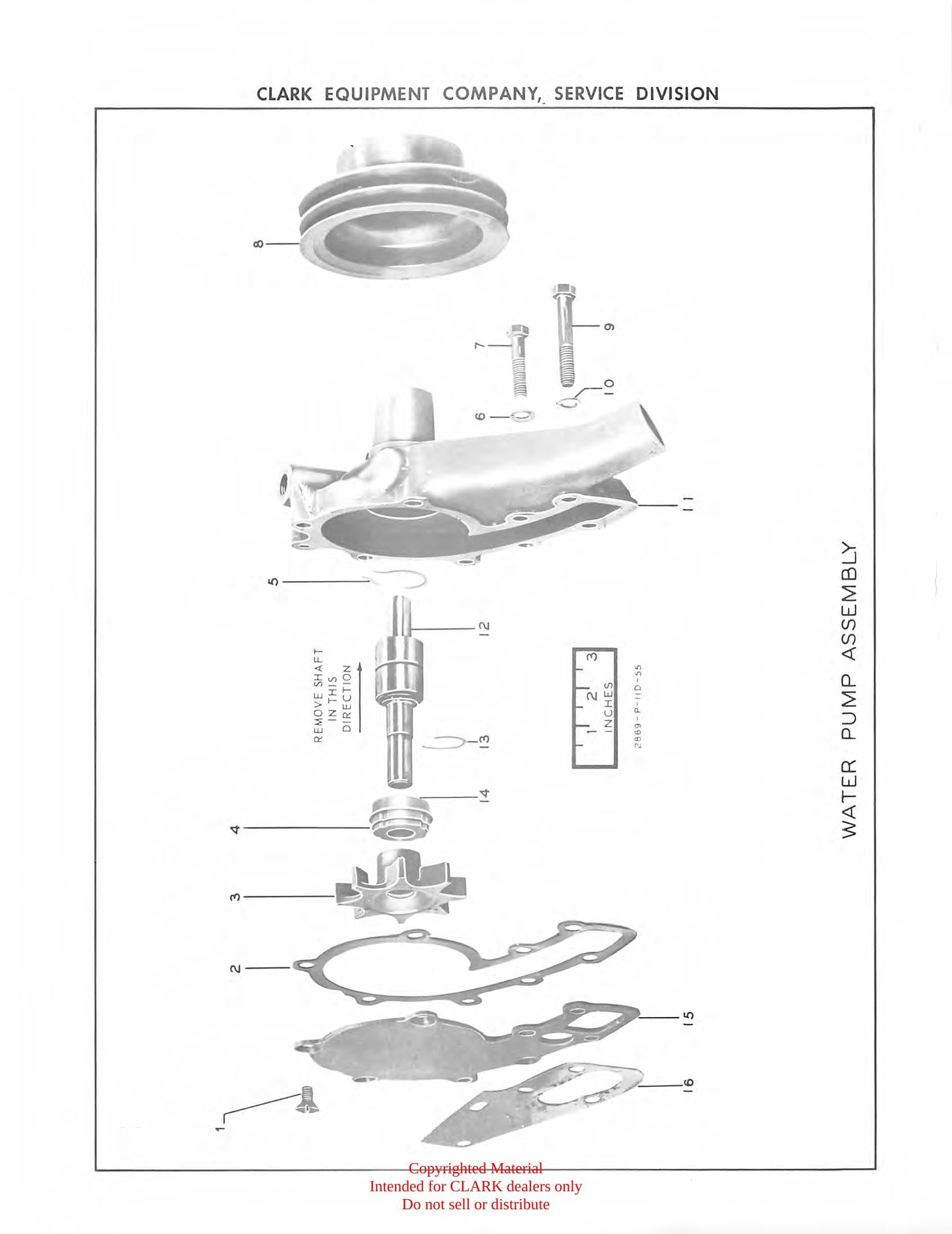 Manual de Manutenção e Peças Empilhadeira Clark CLARKLIFT MODEL 20 (Book X4A) - página interna