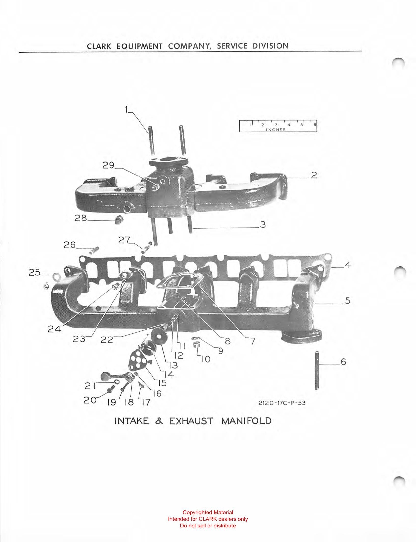 Manual de Manutenção e Peças Empilhadeira Clark CLARKLIFT RANGER 60 (Lot 357) - página interna
