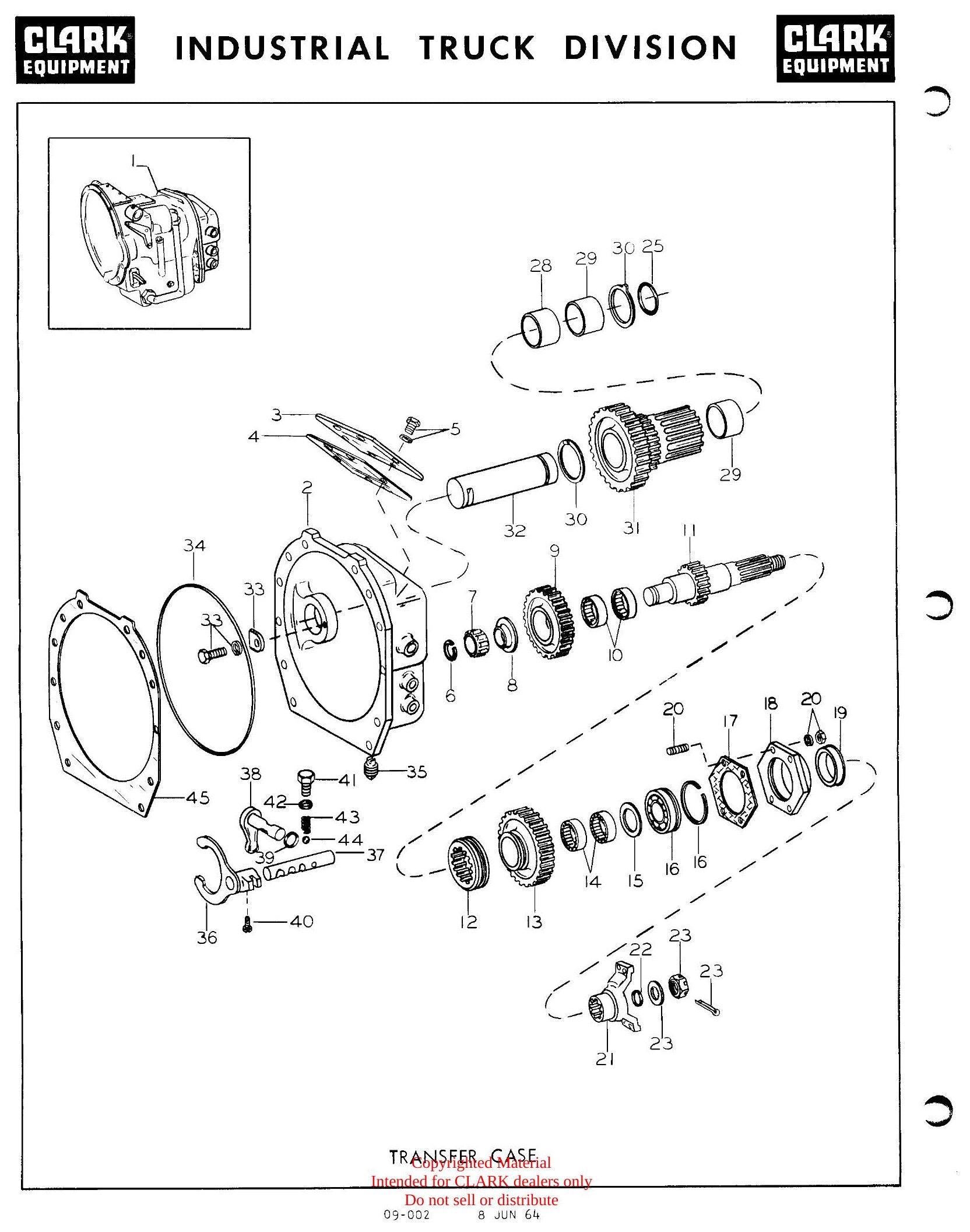 Manual de Manutenção e Peças Empilhadeira Clark CY 6044 (Modelo 1671495) - página interna