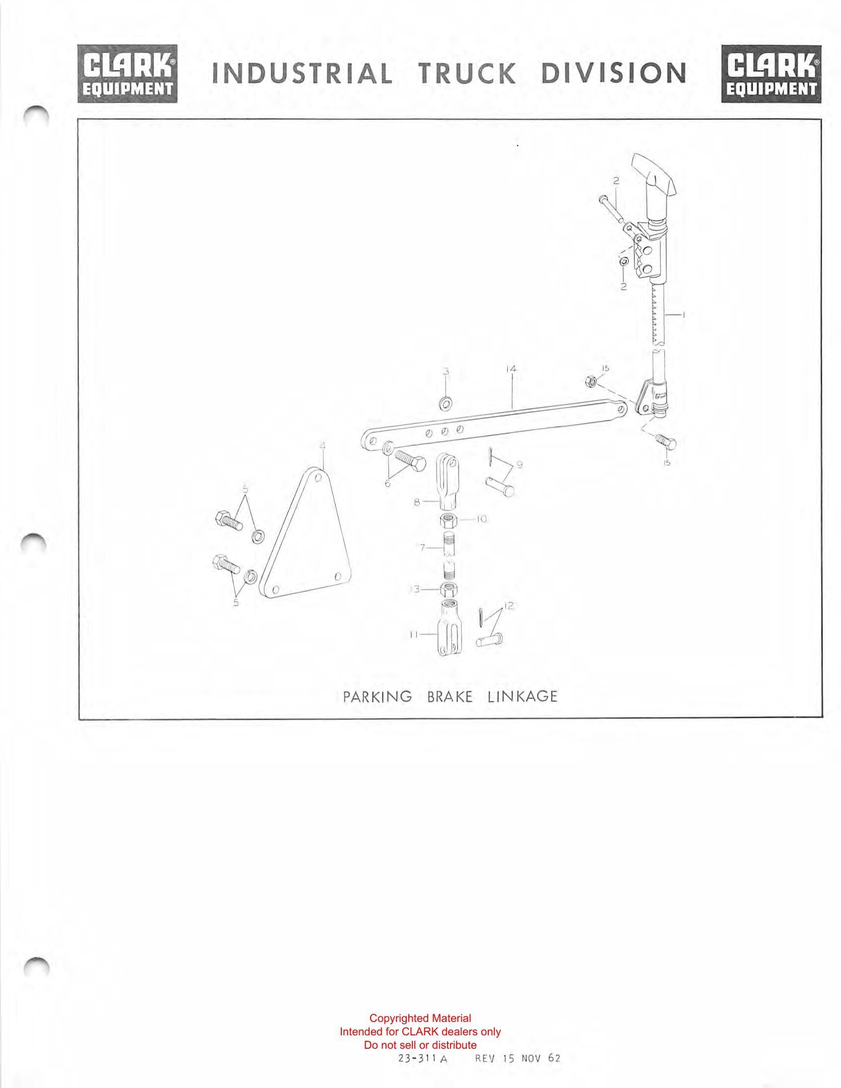 Manual de Manutenção e Peças Empilhadeira Elétrica Clark Clarklift CFY 30B (Lot 432-765) - página interna