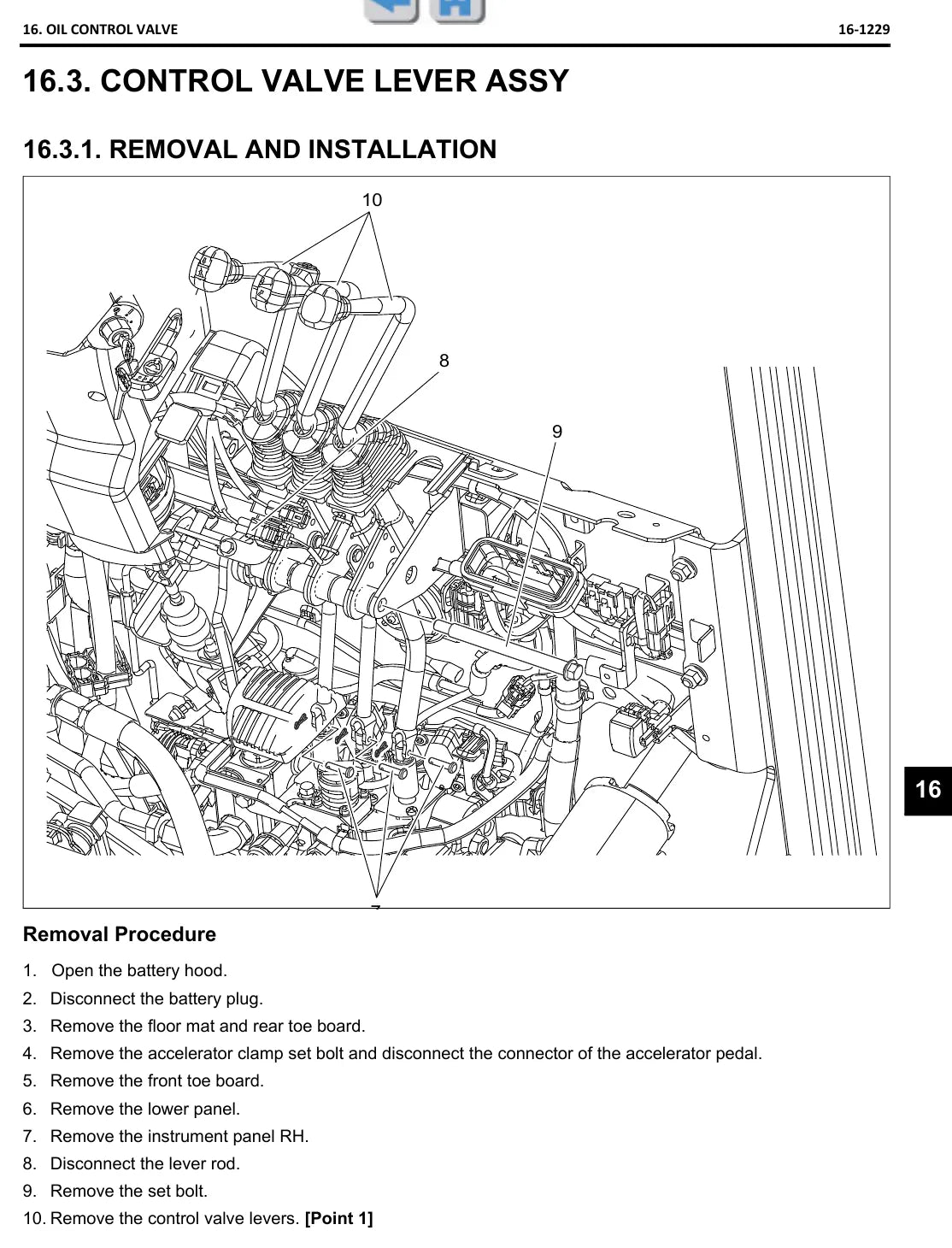 Página interna do Manual de Manutenção Raymond 4460 C30 a C40 — diagrama 4