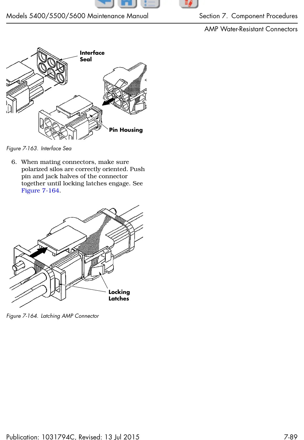 Página interna do Manual de Manutenção Raymond 5400/5500/5600 — diagrama 3