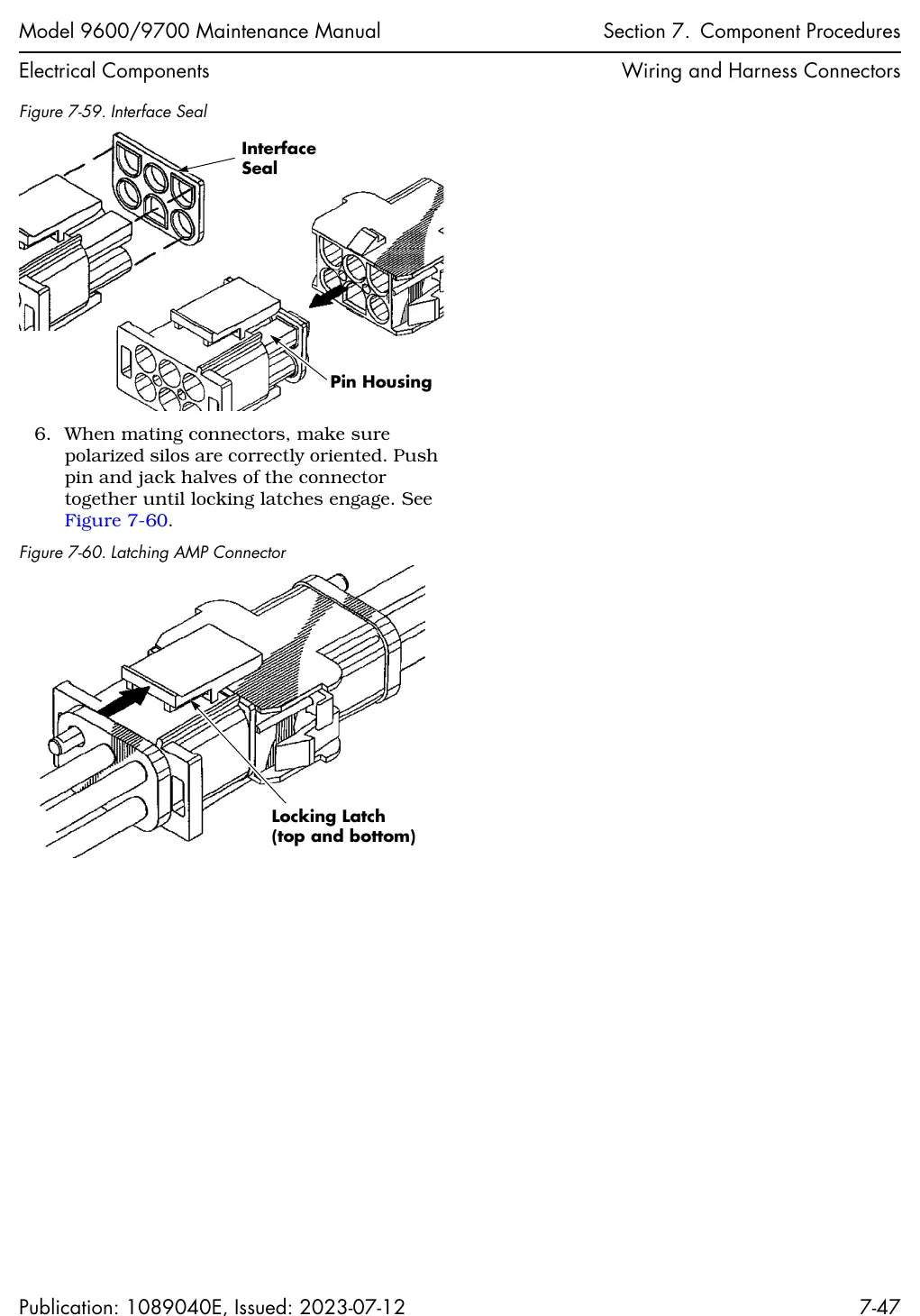 Página interna do Manual de Manutenção Raymond 9600/9700 — diagrama 3