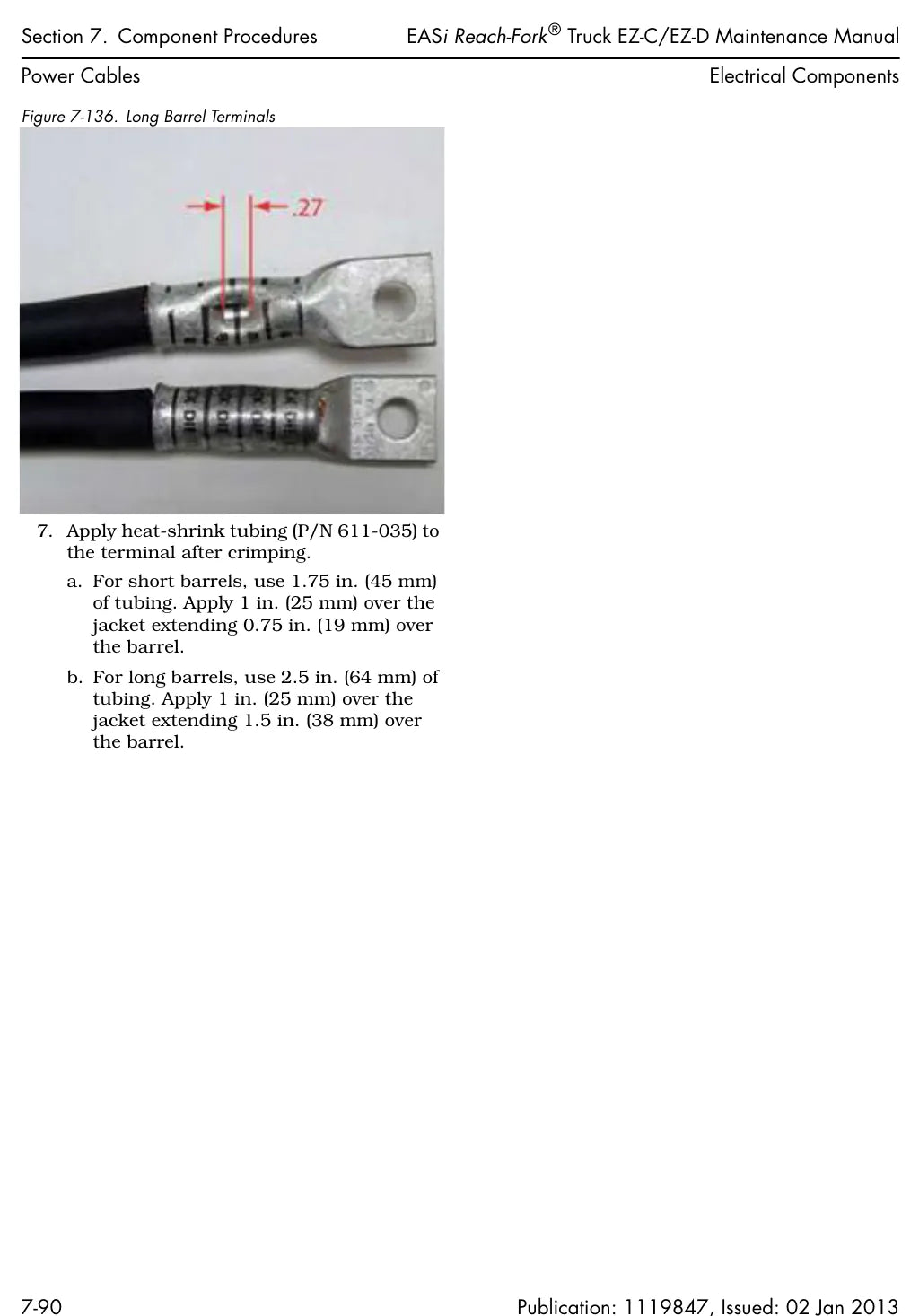 Página interna do Manual de Manutenção Raymond EZ-C e EZ-D — diagrama 2