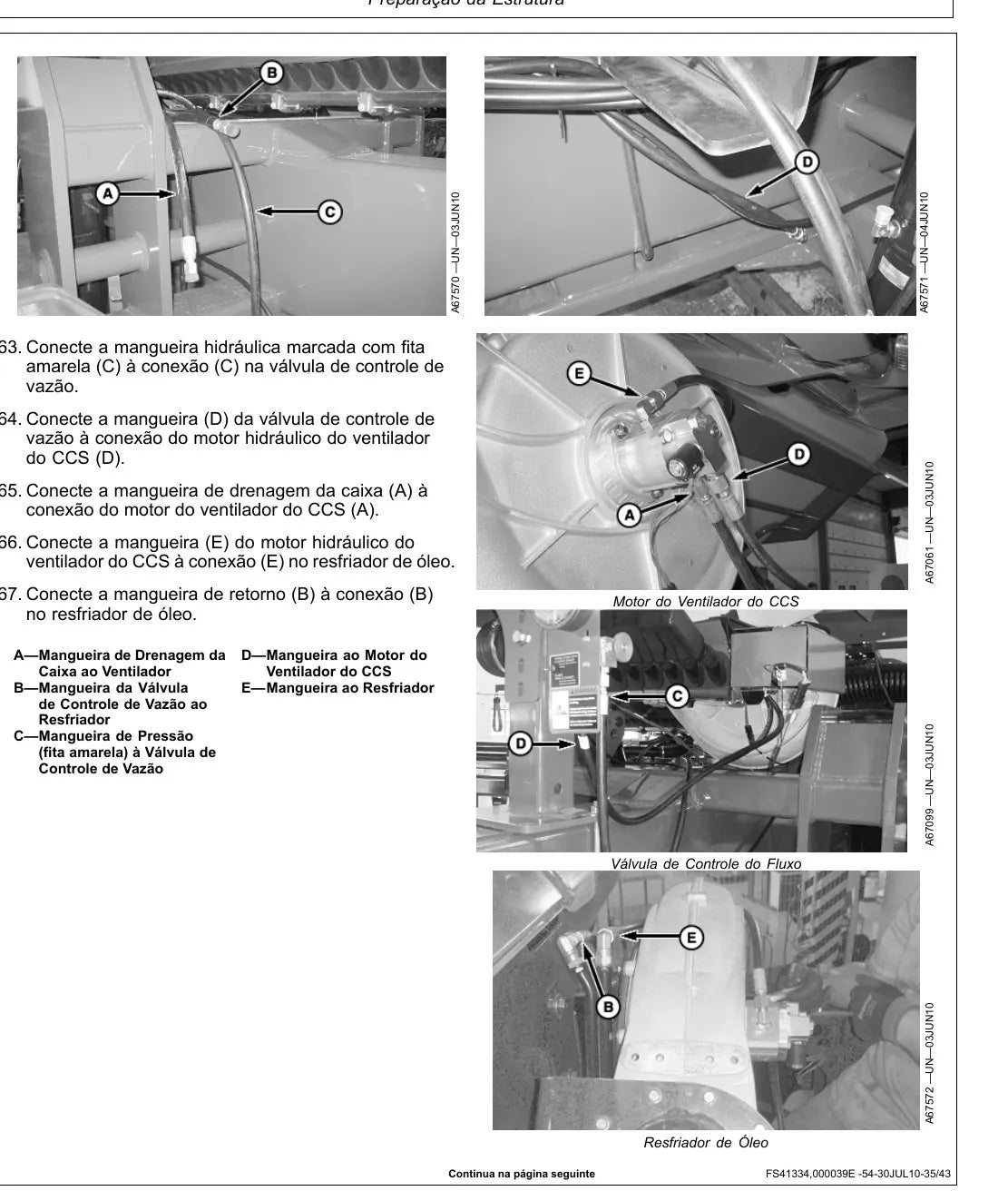 Manual de Montagem John Deere DB50 DB74 DB90 — página interna 1
