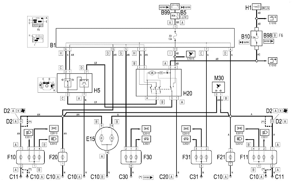 Página 2190 do Manual de Oficina Alfa Romeo 156 — procedimento ilustrado