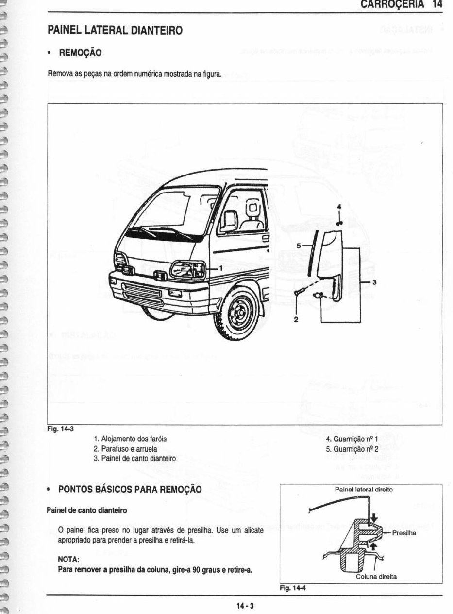 Manual de Oficina Asia Motors Towner (Truck/Van/Coach) — Portugues - motor, direcao - diagrama 2