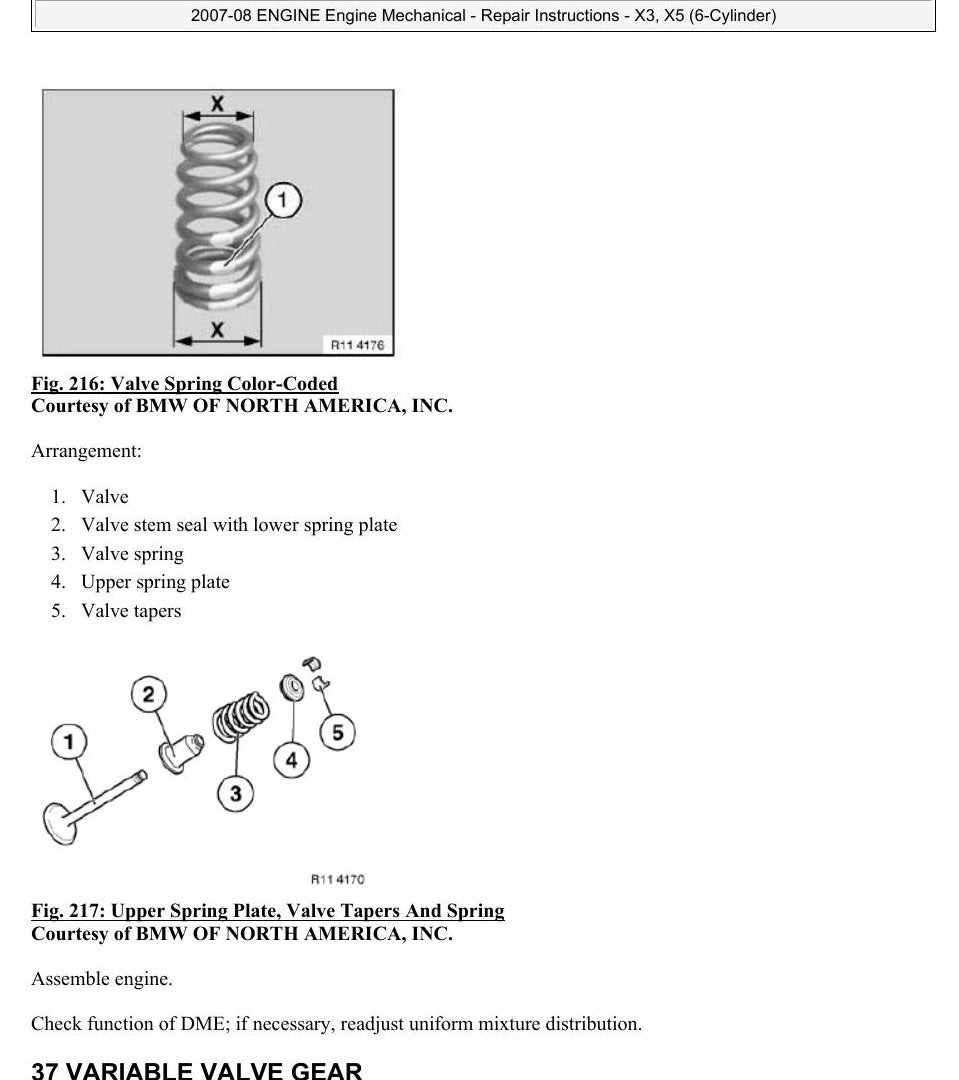 Manual de Oficina BMW X5 (E70) 2010 — Pes a cabeca: motor 6cyl - diagrama 1