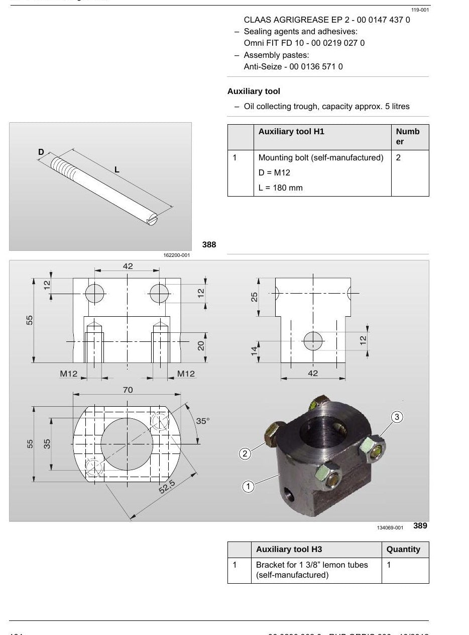 Manual de Oficina CLAAS ORBIS 600 (plataforma de milho) — Reparo completo da plataforma de milho - diagrama 1