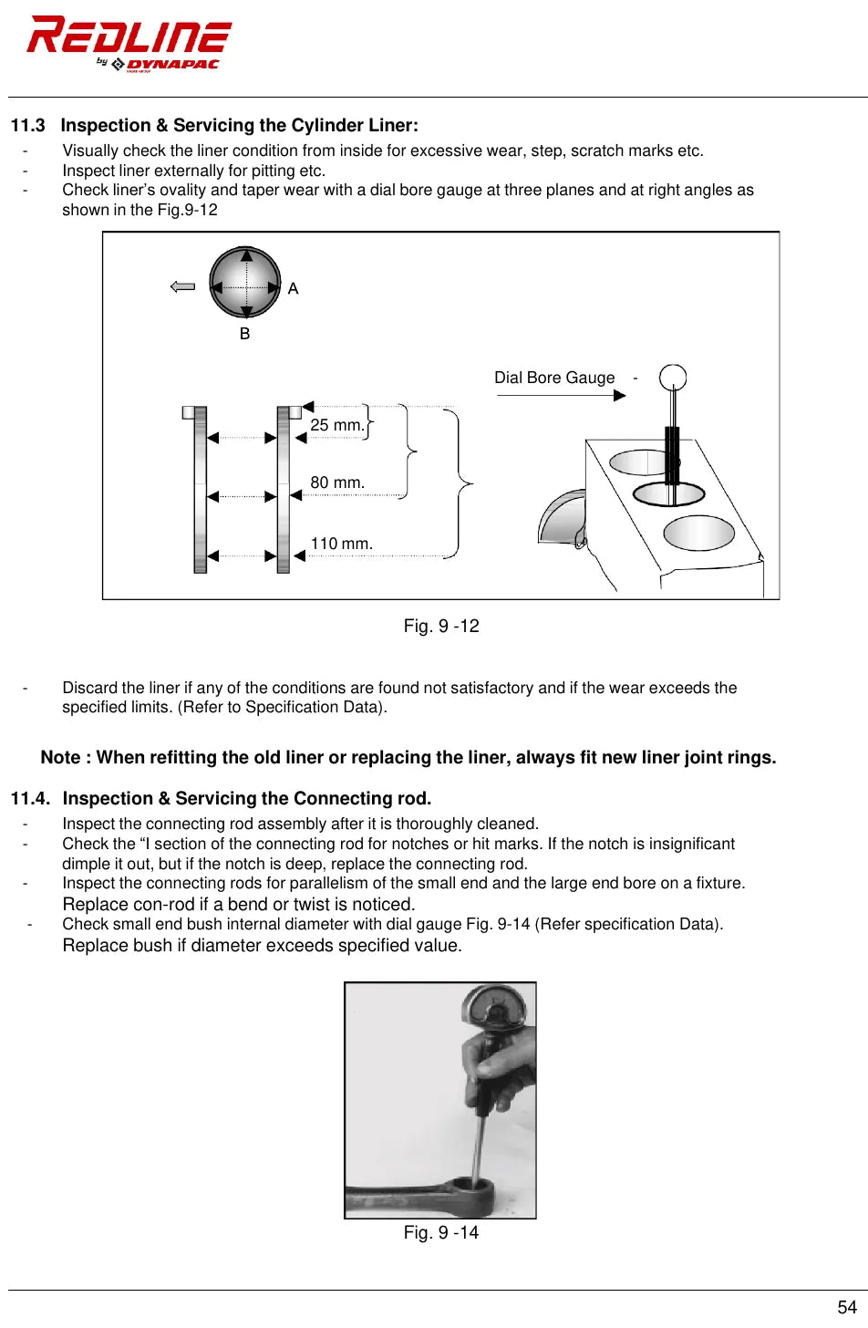 Manual de Oficina Dynapac Motor 4R1040 T e NA — amostra 1 de página interna do documento