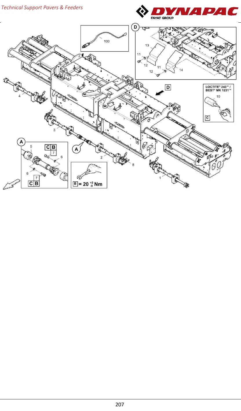 Manual de Oficina Dynapac SD2500C e SD2500CS — amostra 4 de página interna do documento