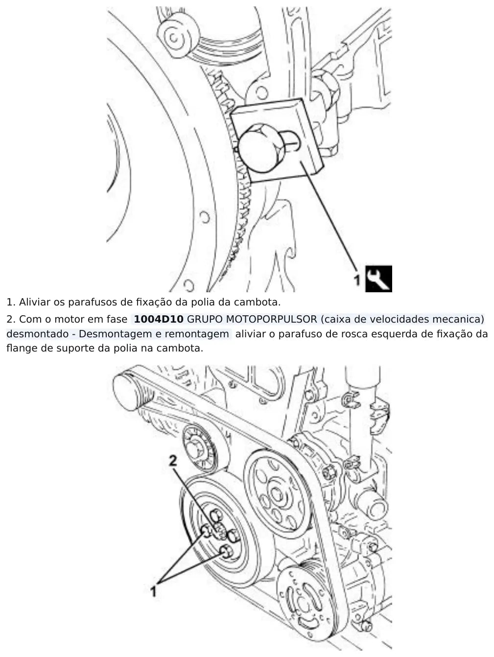 Página 540 do Manual de Oficina Fiat Idea — procedimento ilustrado