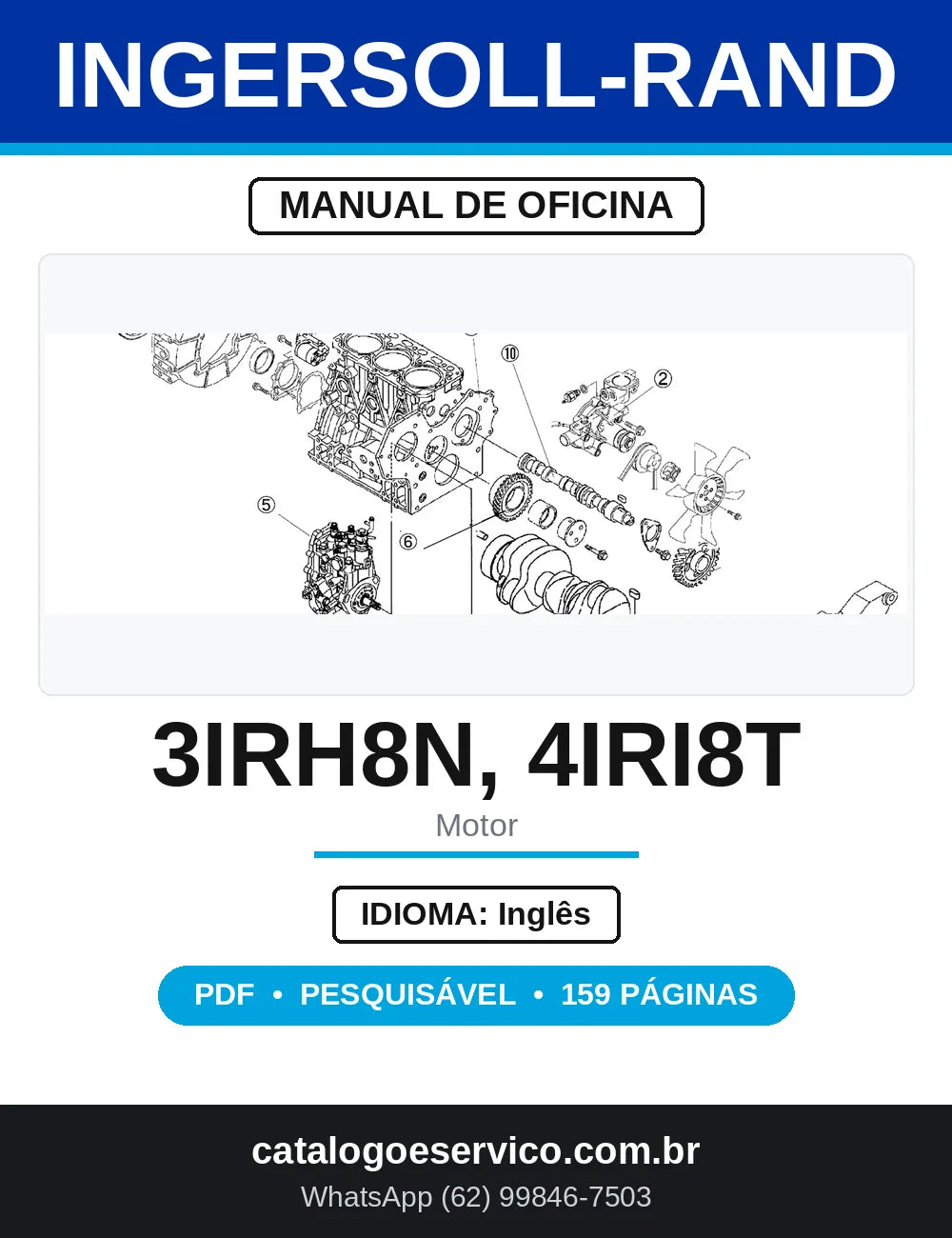 Manual de Oficina Ingersoll-Rand 3IRH8N e 4IRI8T — capa