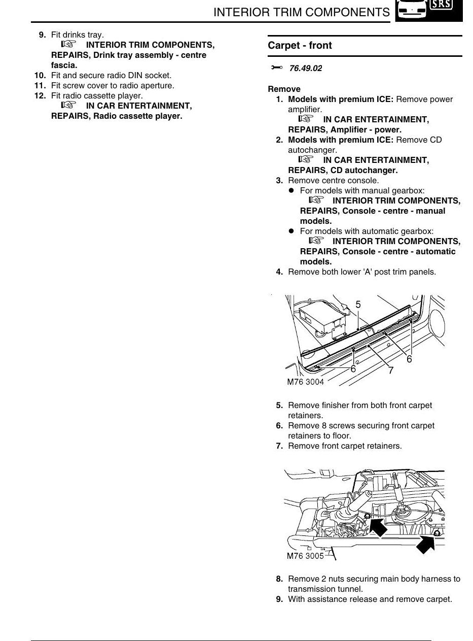 Manual de Oficina Land Rover Discovery Series II (1999MY on) — (1999MY+) oficial: Td5 e V8 - diagrama 2
