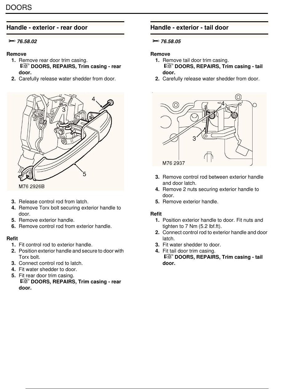 Manual de Oficina Land Rover Discovery Series II — Gerenciamento do motor Td5 - diagrama 2