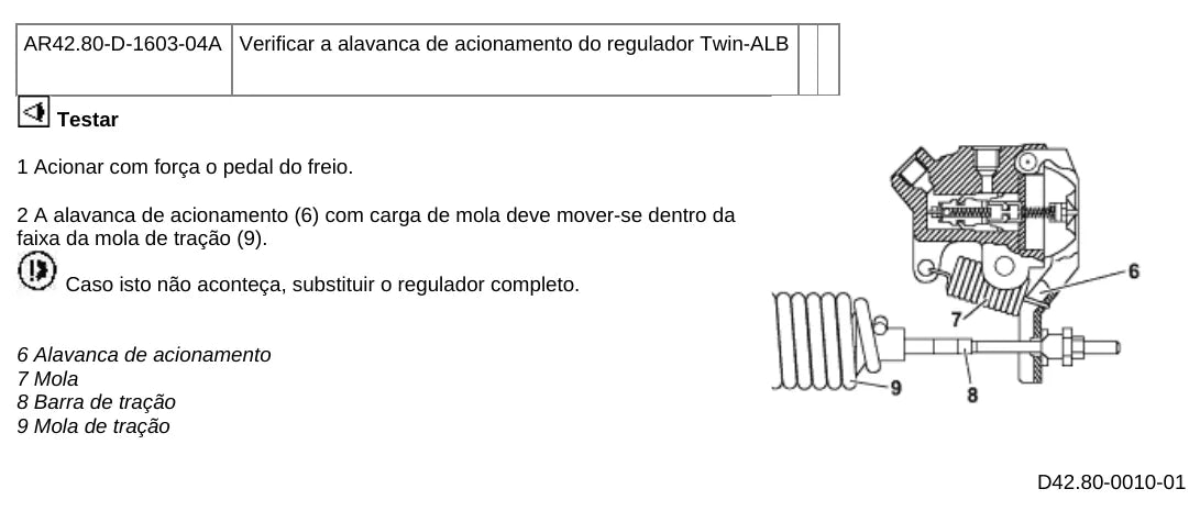Página do manual de oficina Mercedes-Benz Sprinter 411 CDI