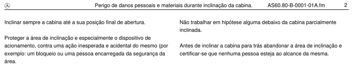 Página do manual de oficina Mercedes-Benz 715 (2 versões)