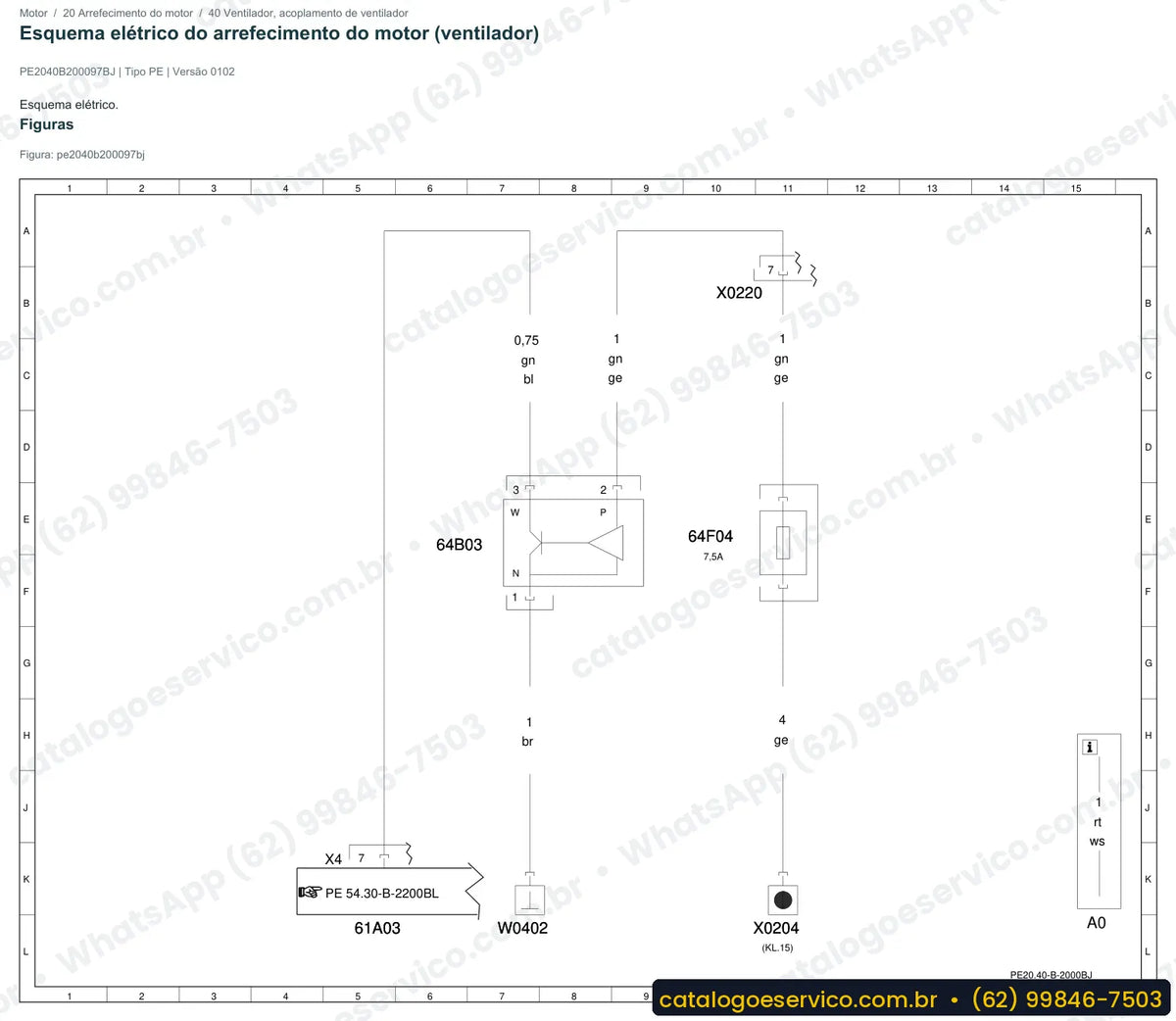 Página de esquema elétrico do Mercedes-Benz Accelo LO 916