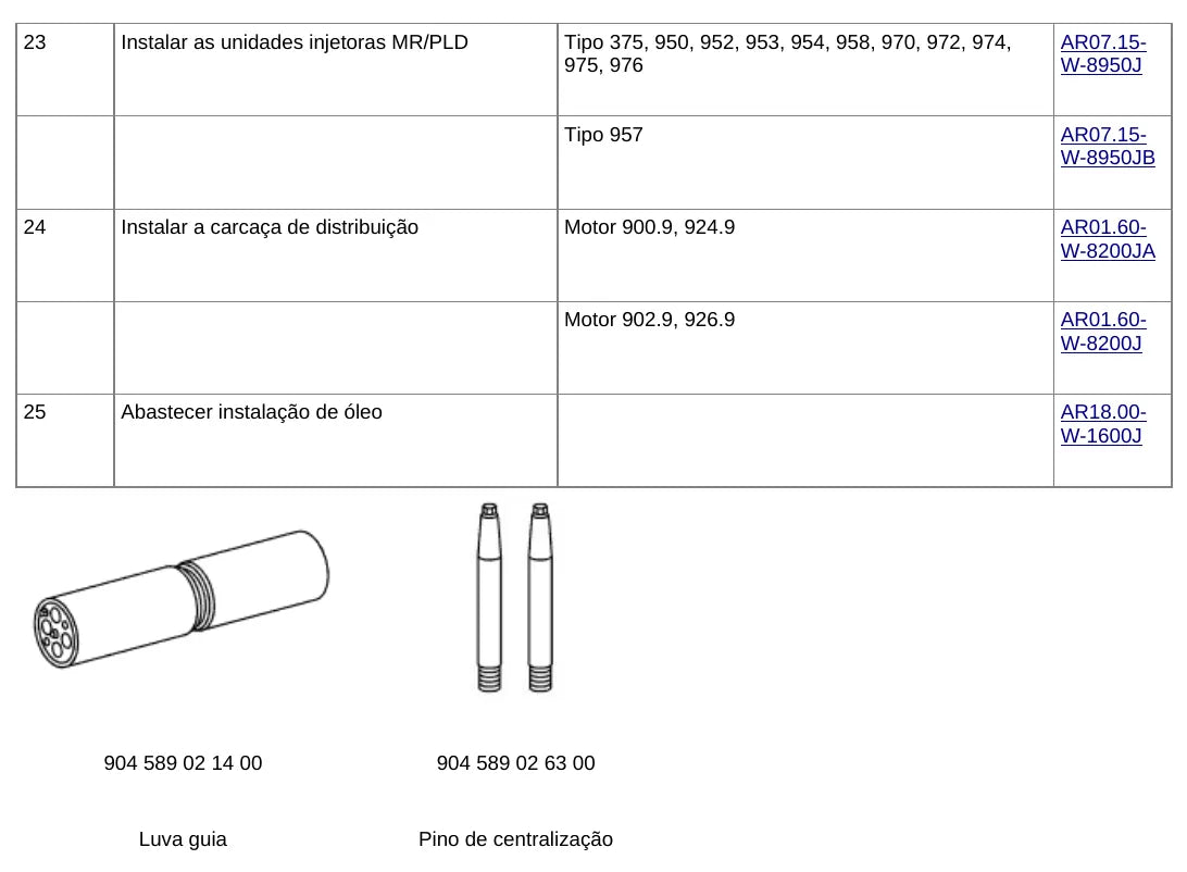 Página do manual de oficina Mercedes-Benz Atego 1315 (4 versões)