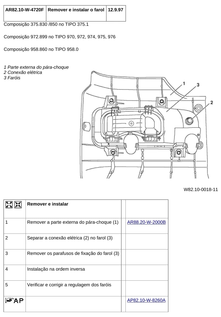 Página do manual de oficina Mercedes-Benz Atego 2425