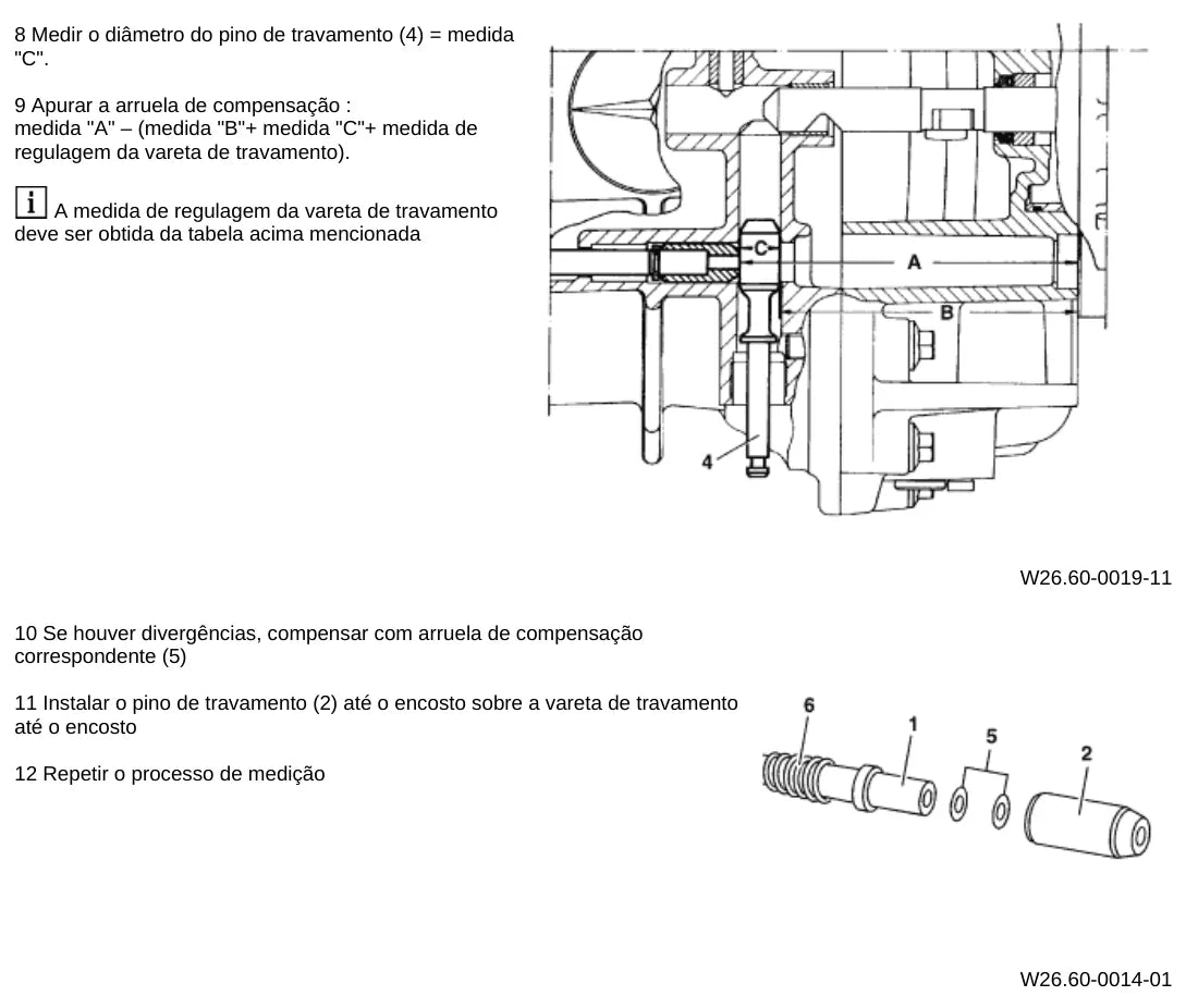 Página do manual de oficina Mercedes-Benz Atego 2425