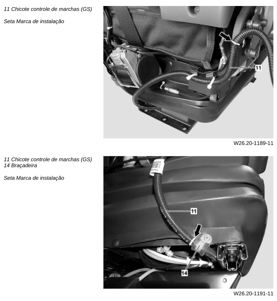 Página do manual de oficina Mercedes-Benz Axor 2544