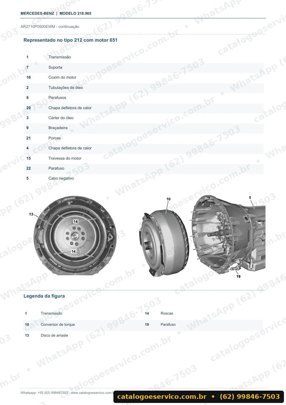 Página de procedimento do manual de oficina Mercedes-Benz CLS 400 (C218)