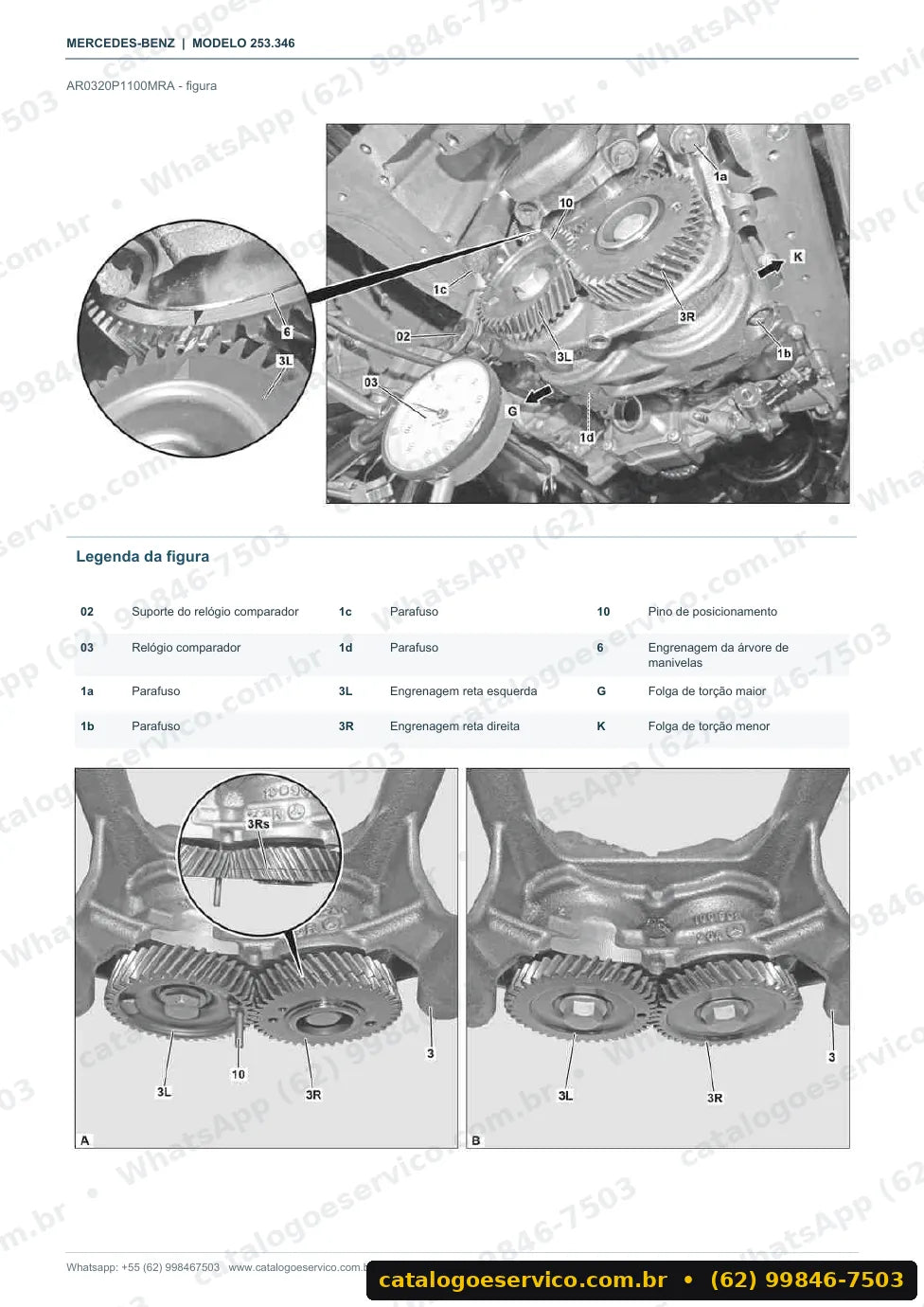 Página de procedimento do manual de oficina Mercedes-Benz GLC 250 / GLC 260 4MATIC (X253)