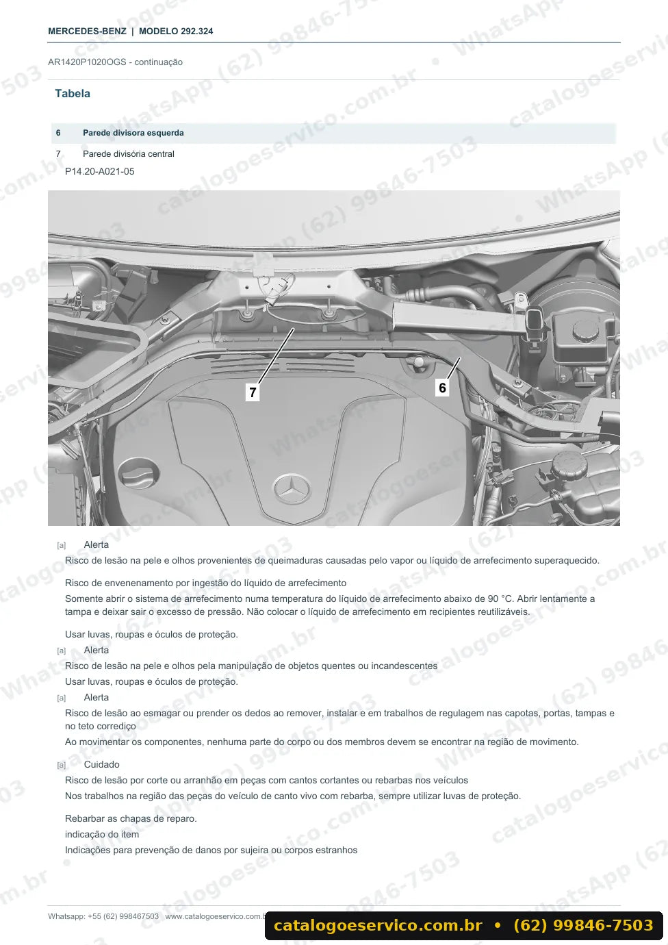 Página de procedimento do manual de oficina Mercedes-Benz GLE 350 d 4MATIC (C292)