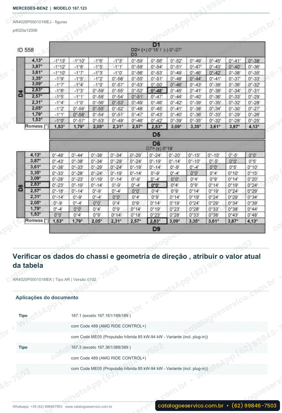 Página de procedimento do manual de oficina Mercedes-Benz GLE 400 d 4MATIC (W167)