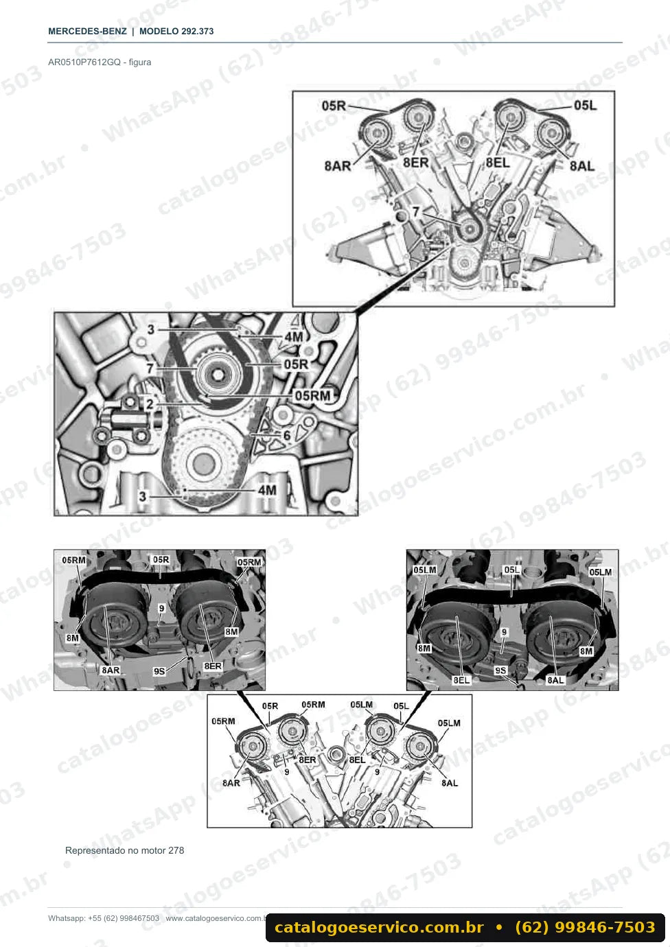 Página de procedimento do manual de oficina Mercedes-Benz GLE 500 4MATIC (C292)