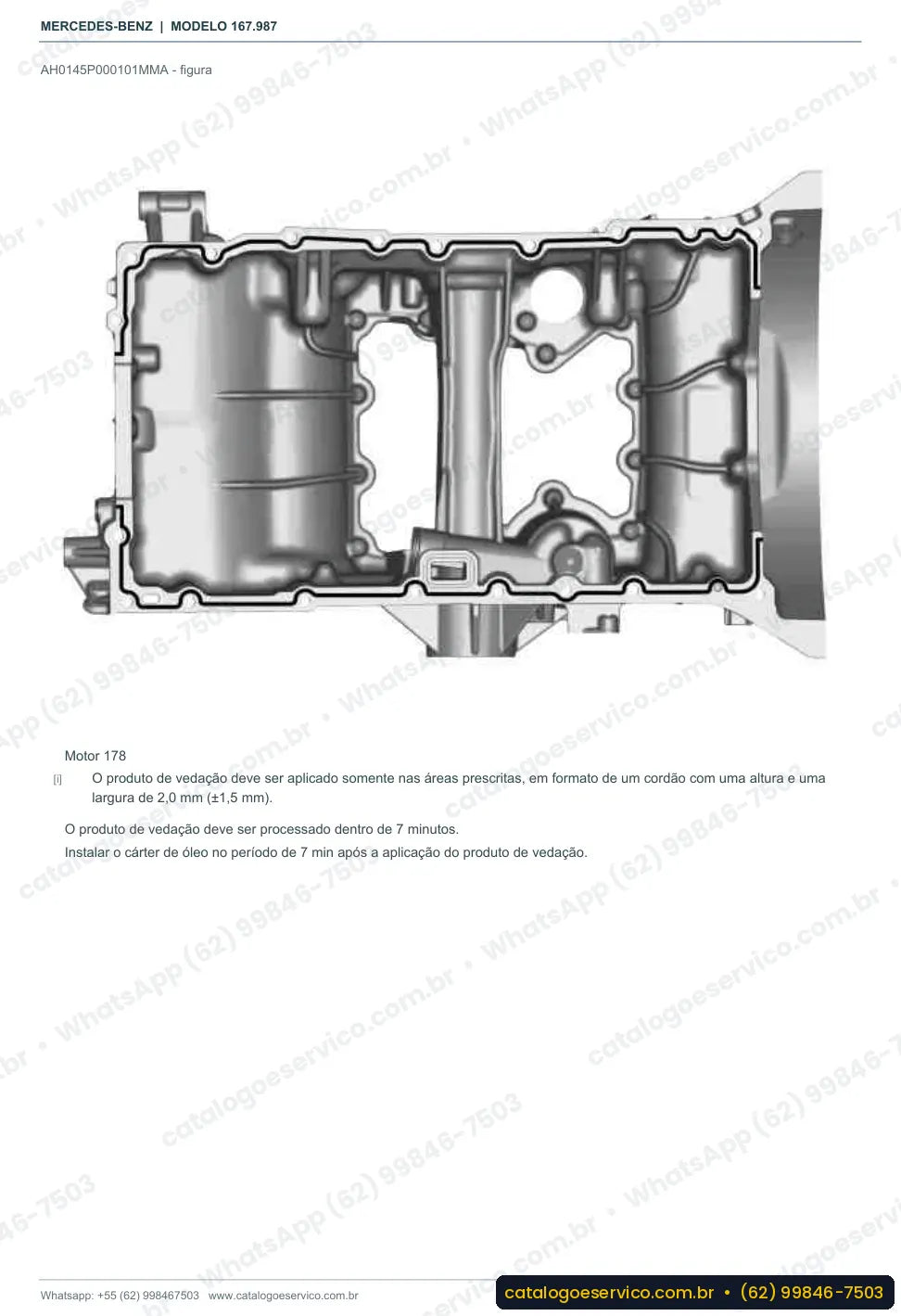 Página de procedimento do manual de oficina Mercedes-Benz GLS 600 4MATIC Maybach (X167)