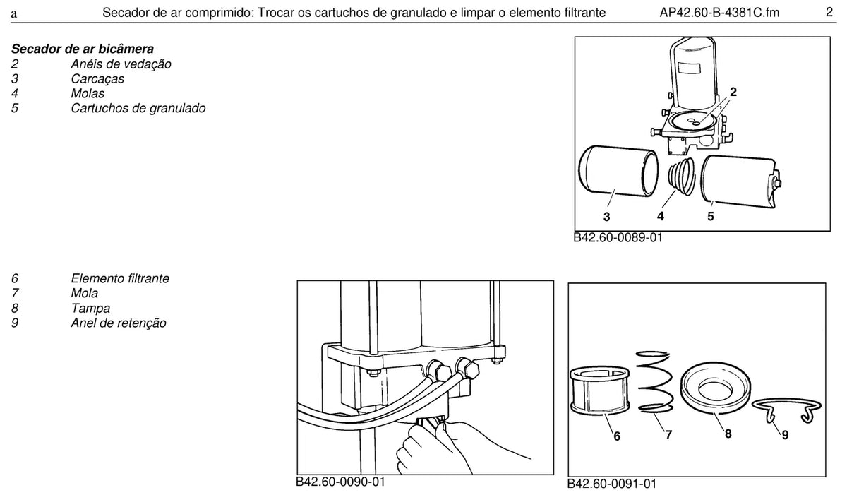 Página do manual de oficina Mercedes-Benz L 1618 (2 versões)