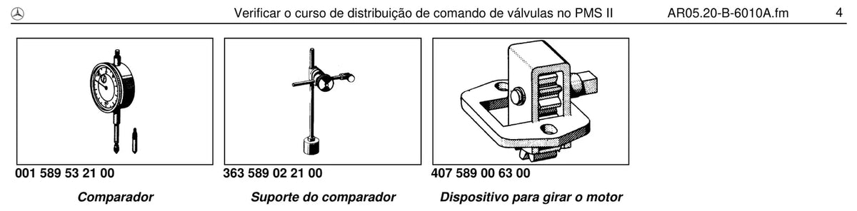 Página do manual de oficina Mercedes-Benz L 1929