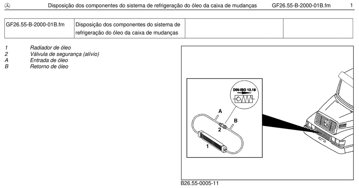 Página do manual de oficina Mercedes-Benz L 1935