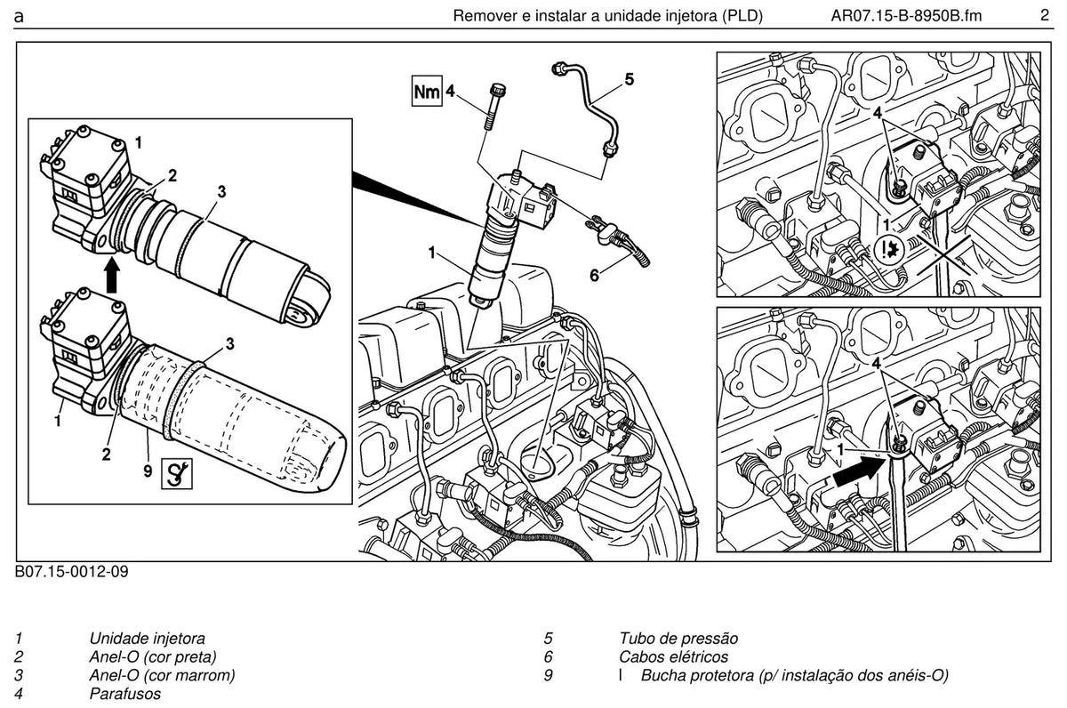 Página do manual de oficina Mercedes-Benz L 1938