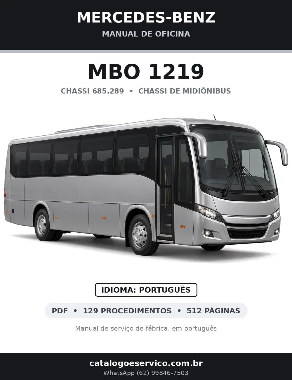 Capa do manual de oficina Mercedes-Benz MBO 1219